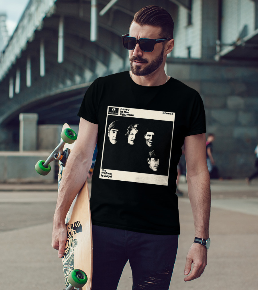 Parlophone Harry In The Eggman The Walrus Is Lloyd Stereo T-Shirt