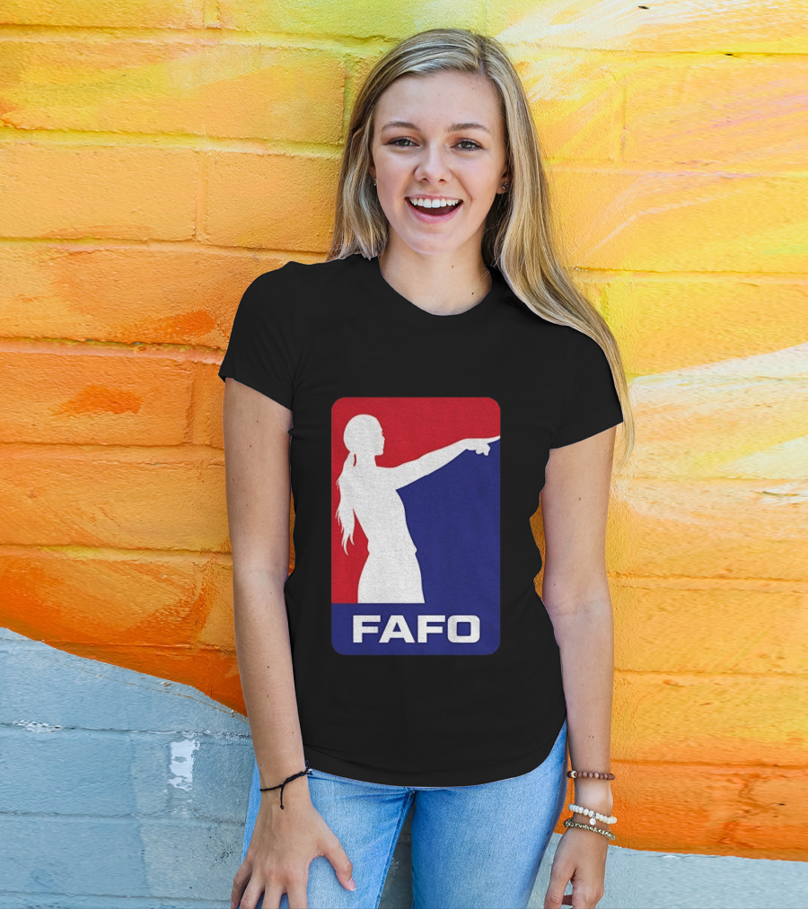 Sophie Cunningham FAFO Pointing Indiana Fever WNBA Fan T-Shirt