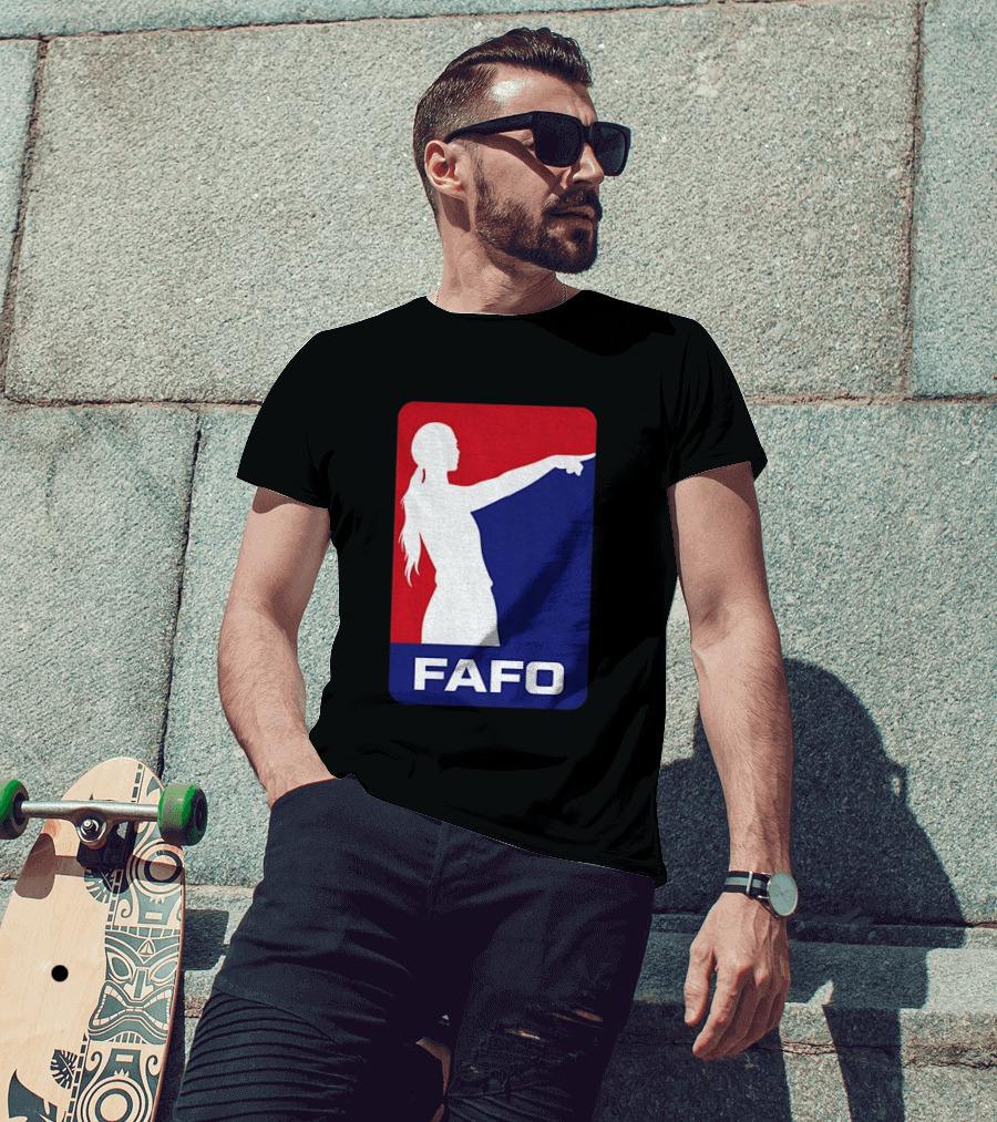 Sophie Cunningham FAFO Pointing Indiana Fever WNBA Fan T-Shirt