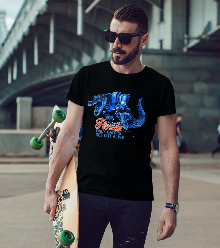Florida Gators Only Gators Get Out Alive T-Shirt