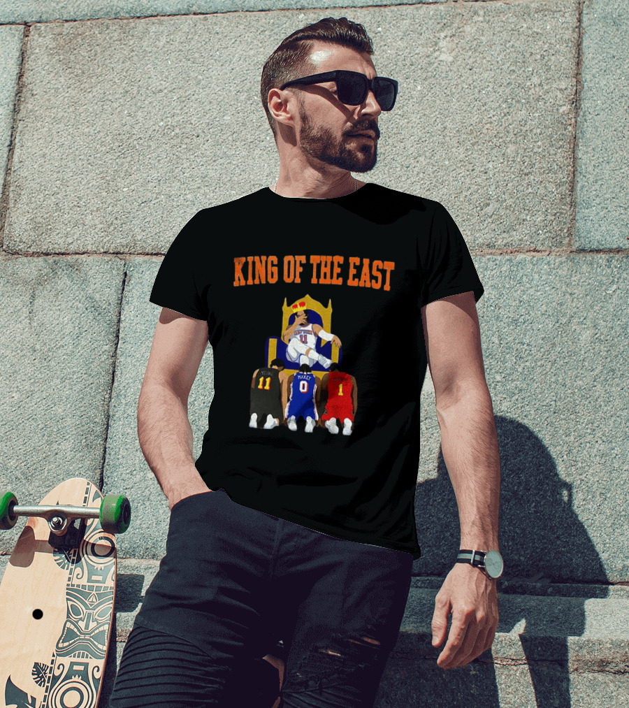 New York Knicks Jalen Brunson King Of The East NBA Basketball T-Shirt