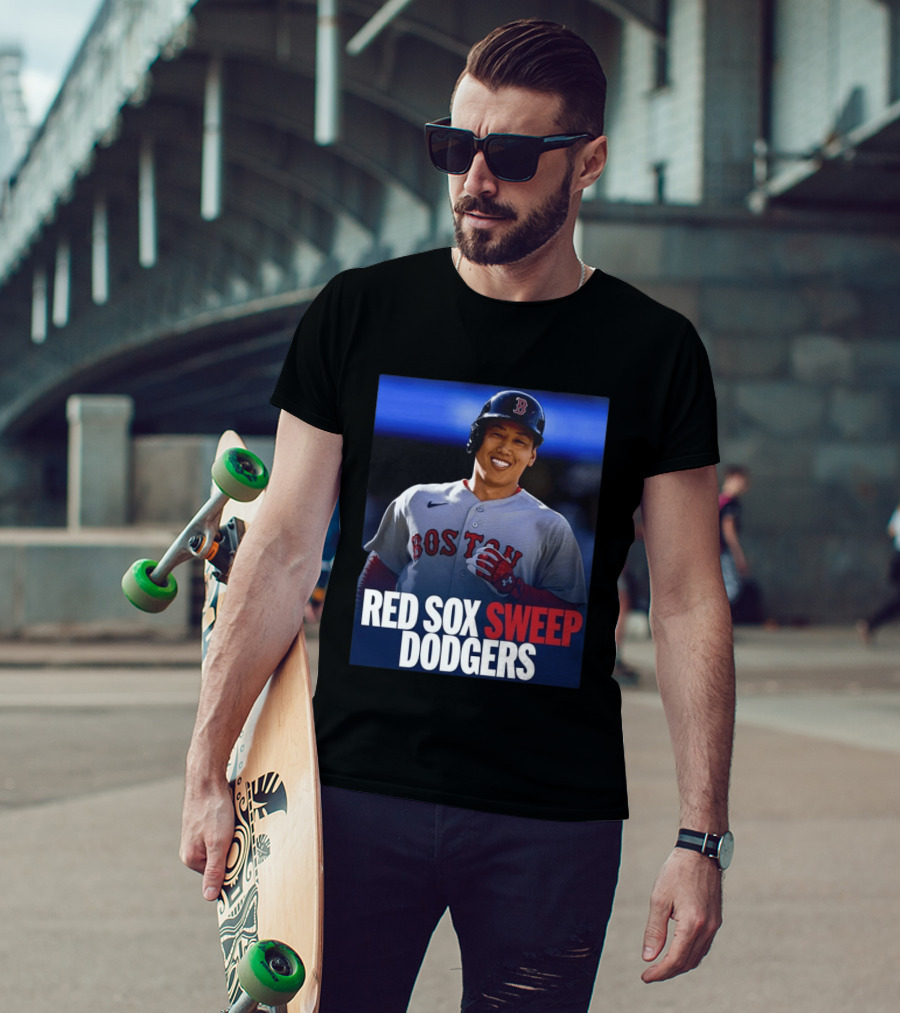 Boston Red Sox Sweep Dodgers Victory Celebration 2026 T-Shirt