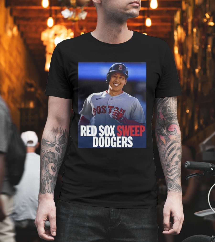 Boston Red Sox Sweep Dodgers Victory Celebration 2026 T-Shirt