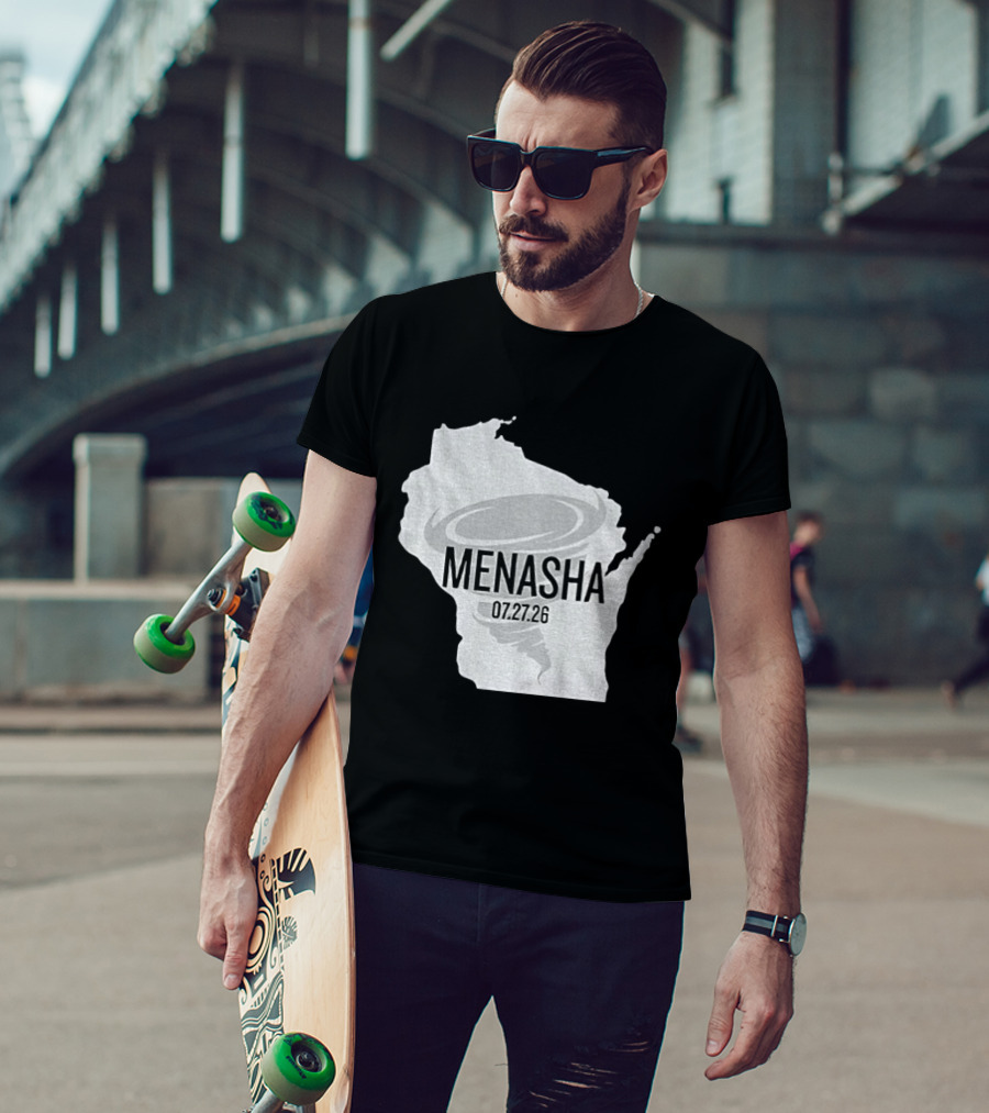 Tornado Menasha Strong Wisconsin 07 27 26 T-Shirt