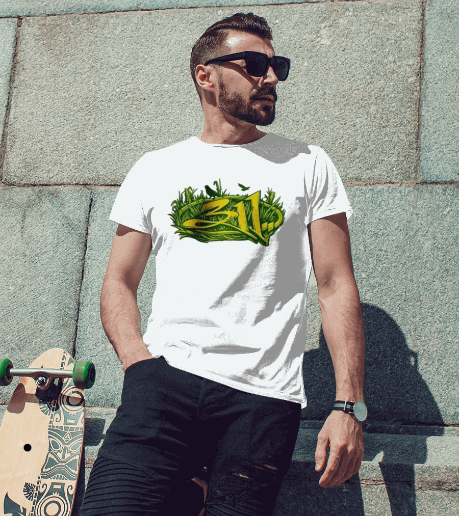 311 Band 2026 Summer Tour Green Nature T-Shirt