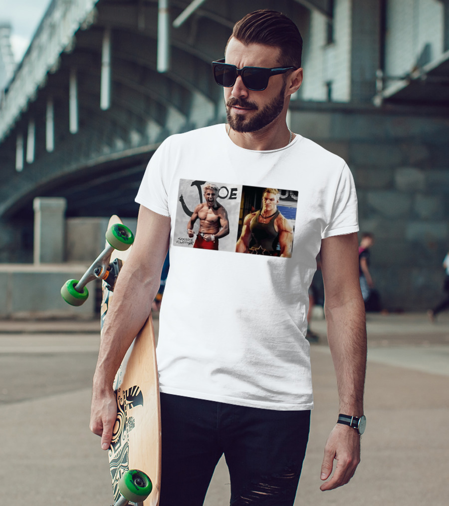 Joe Alexander Volkanovski Crossover MMA Fighter And Game Character Image T-Shirt