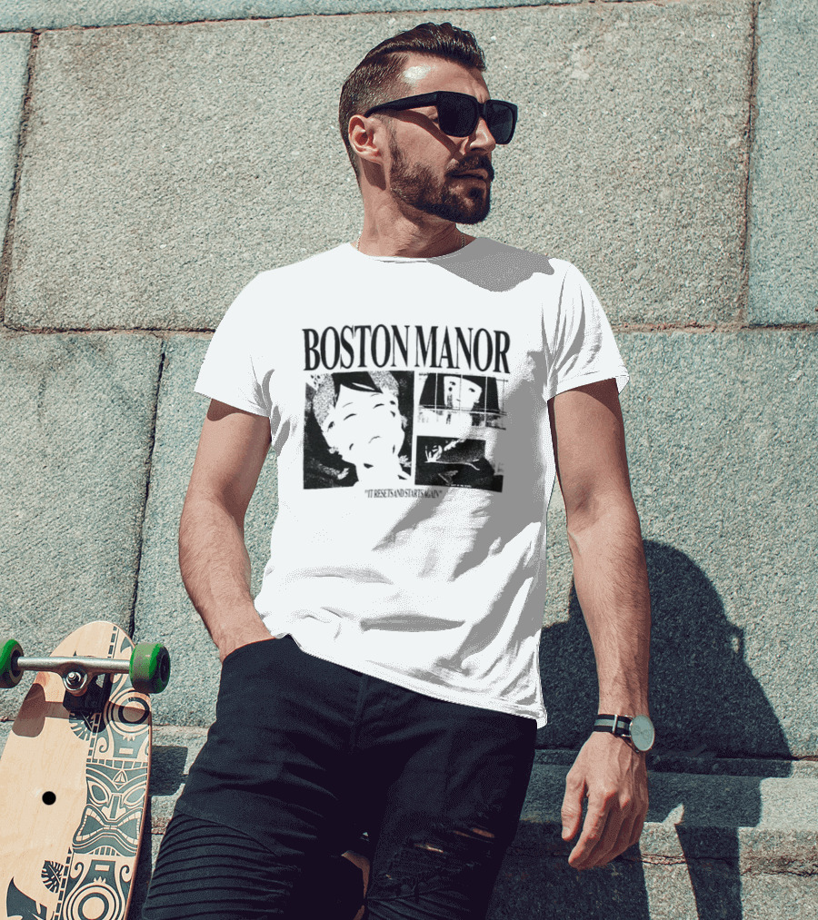 Boston Manor It Resets And Starts Again Paprika Album T-Shirt