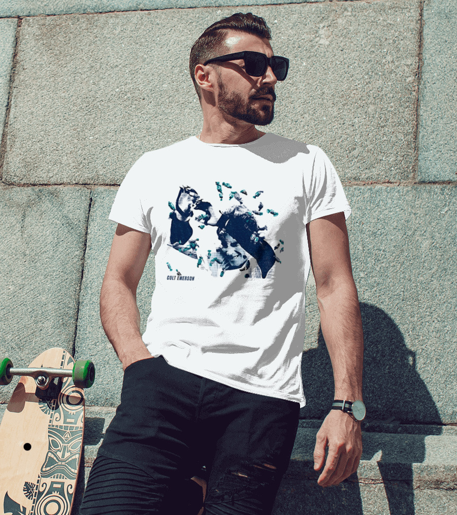 Colt Emerson Walk Off Bubble Gum Bath Mariners Baseball T-Shirt