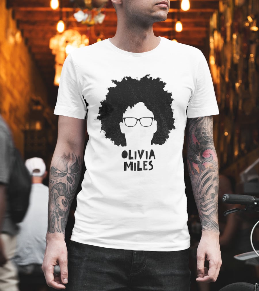 Olivia Miles Afro Glasses Icon WNBA Minnesota Lynx 2026 T-Shirt