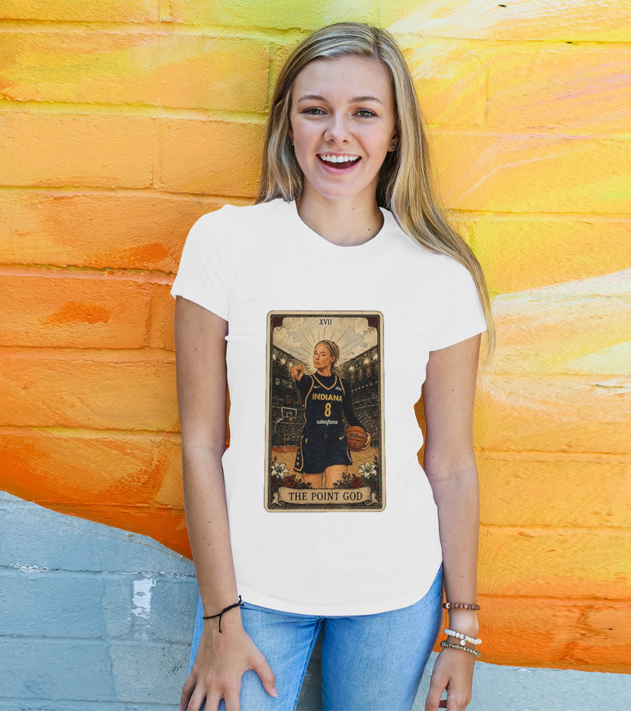Sophie Cunningham Indiana The Point God XVII Tarot Card Basketball 8 T-Shirt