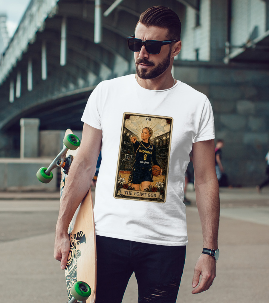 Sophie Cunningham Indiana The Point God XVII Tarot Card Basketball 8 T-Shirt