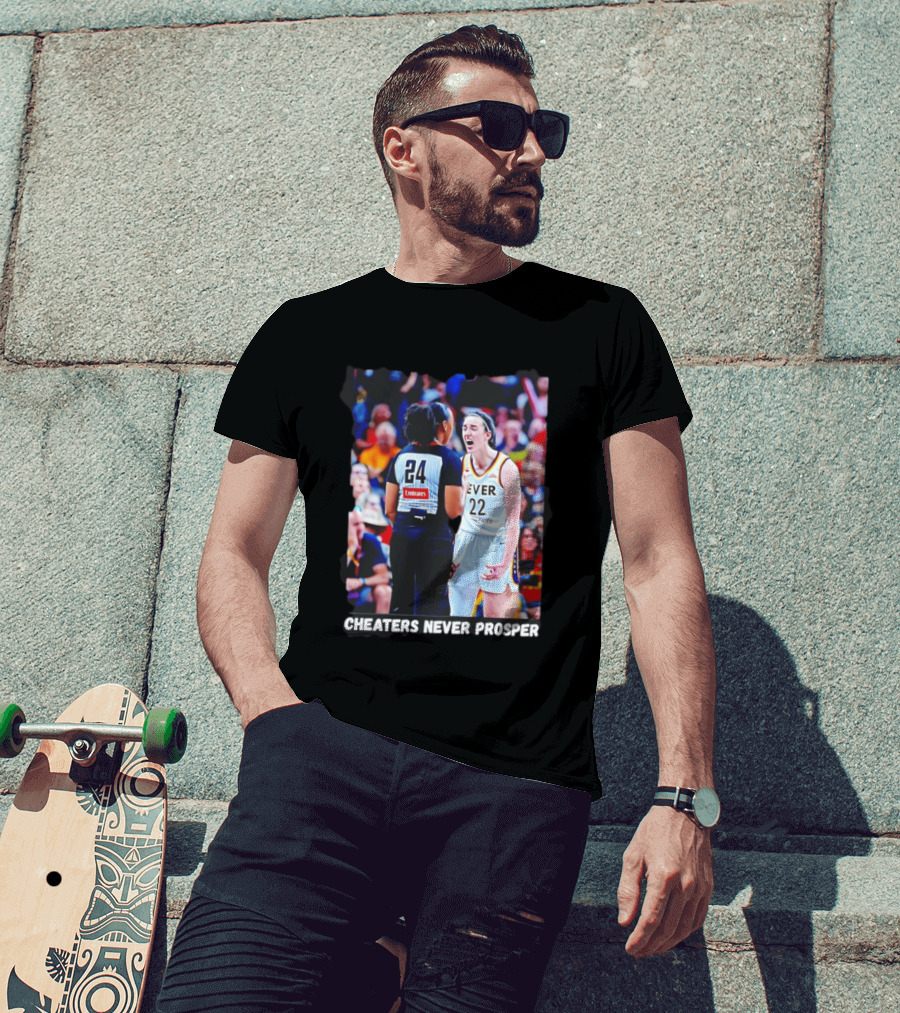 Cheaters Never Prosper 22 Basketball Athlete Intensity Moment T-Shirt