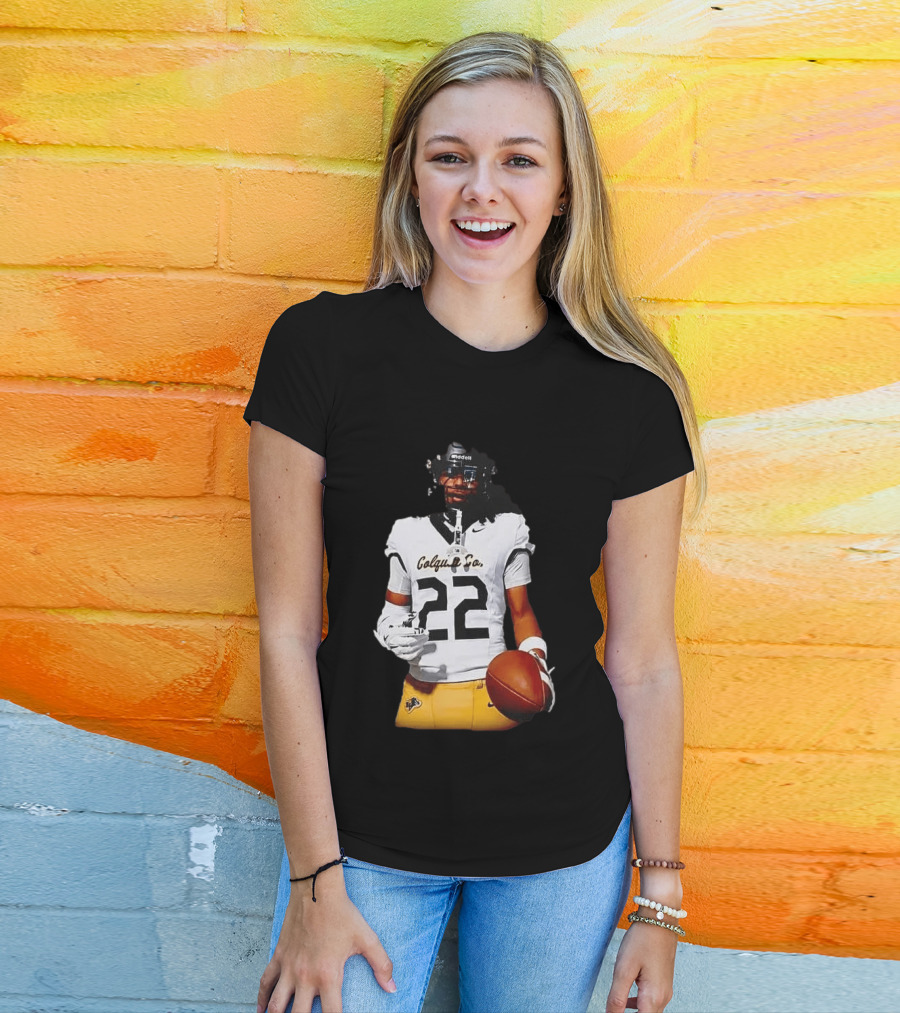 Colquitt County Packers Sean Ethan 22 Football Jersey Player Image T-Shirt