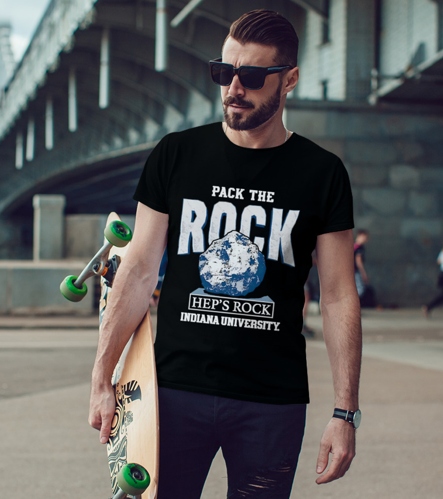 Pack The Rock Hep's Rock Indiana University T-Shirt