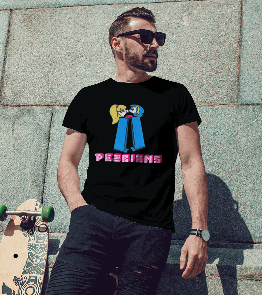 Pezbians The Powerpuff Girls Pez Dispenser Mashup T-Shirt
