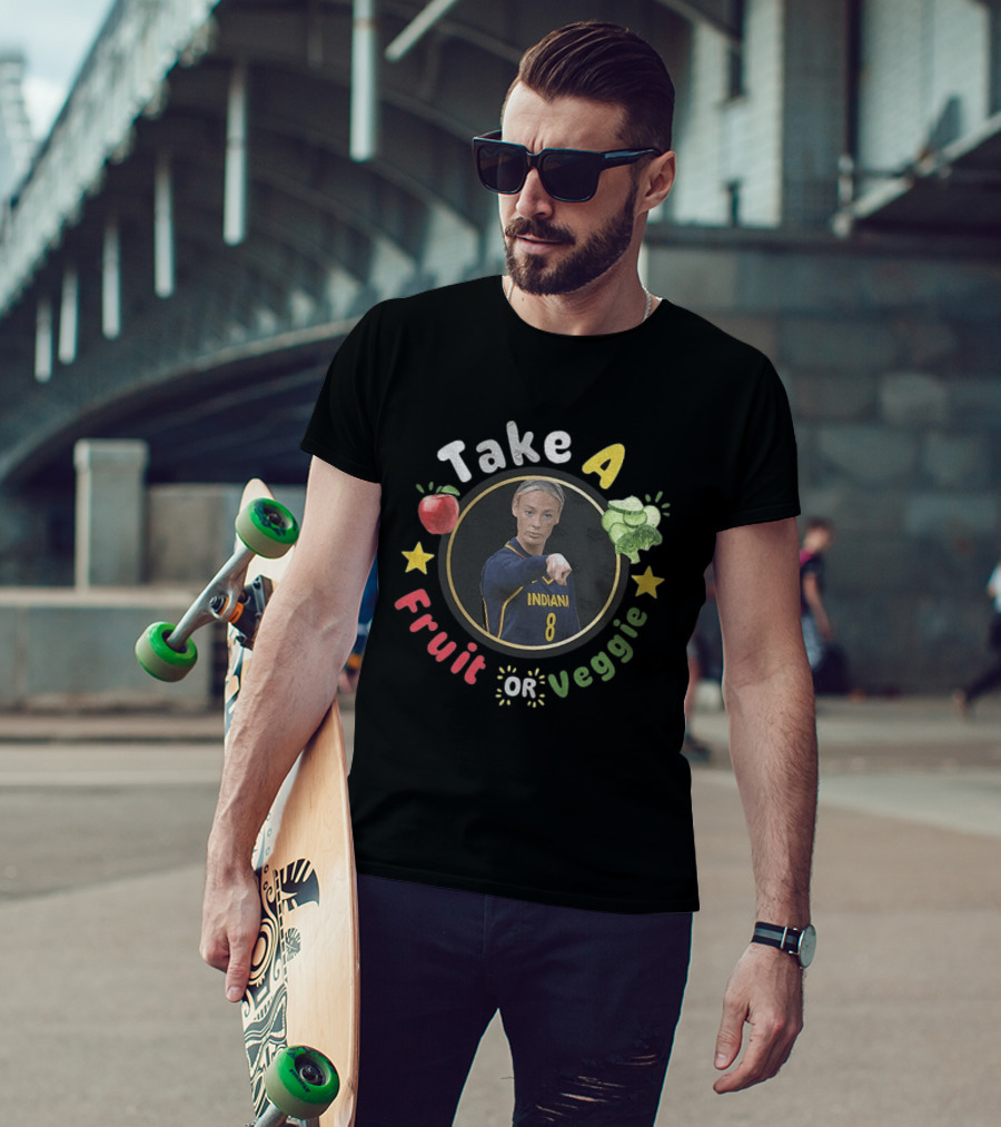 Take A Fruit Or Veggie Indiana 8 Sophie Cunningham Pointing Meme T-Shirt