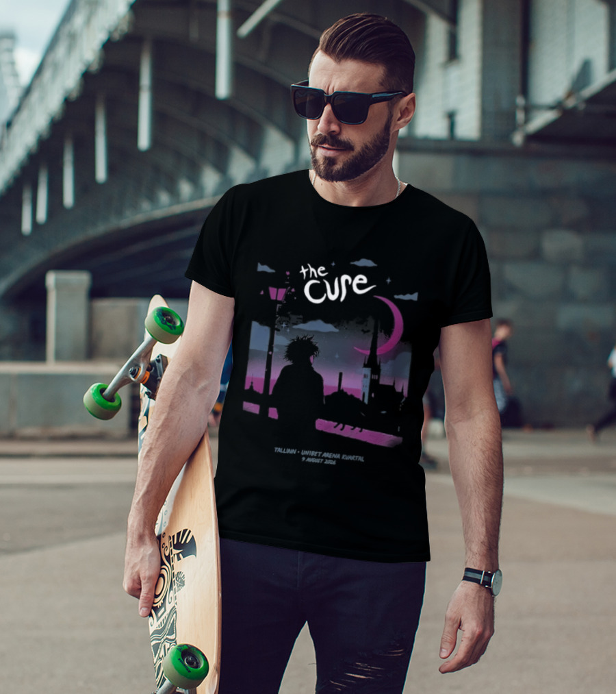 The Cure Tallinn 2026 Unibet Arena Kvartal 9 August Event T-Shirt