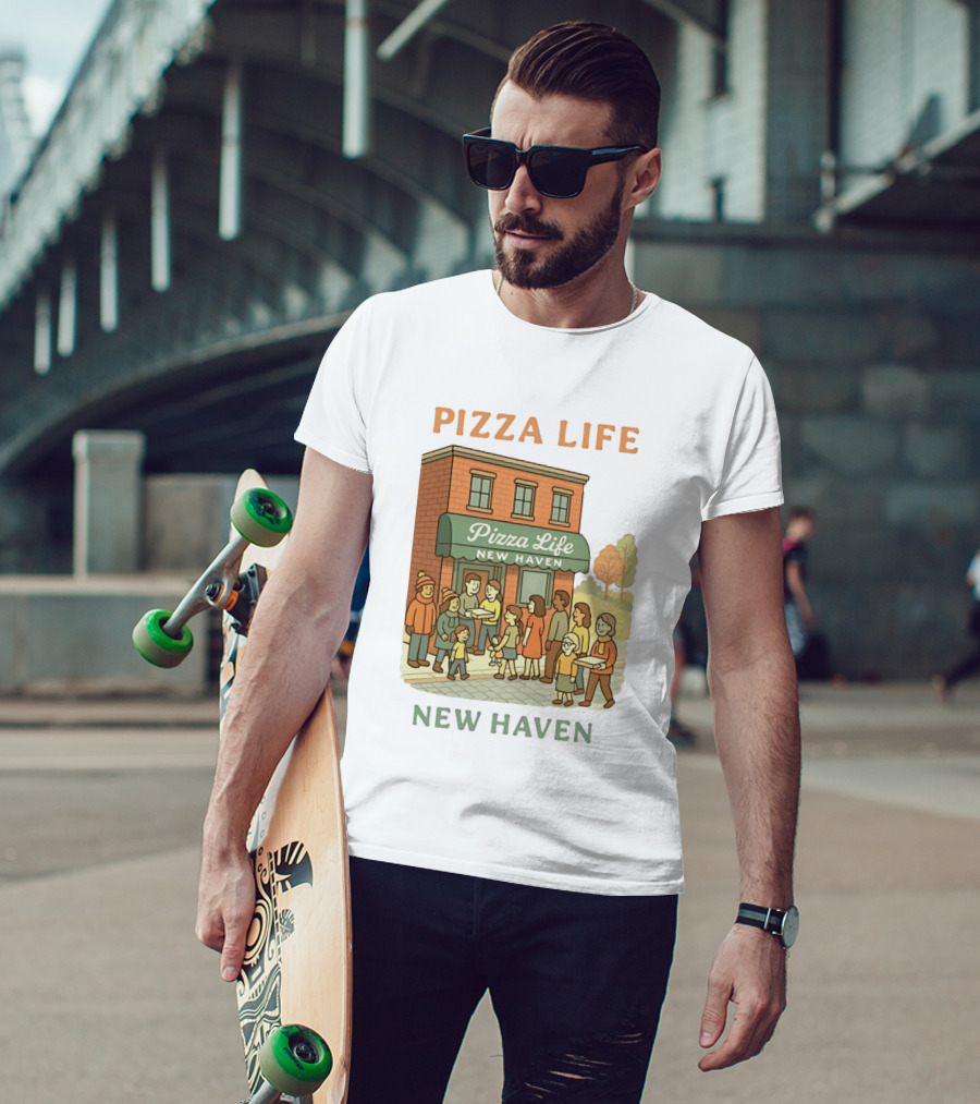 Pizza Life New Haven Family Gathering At Pizzeria T-Shirt