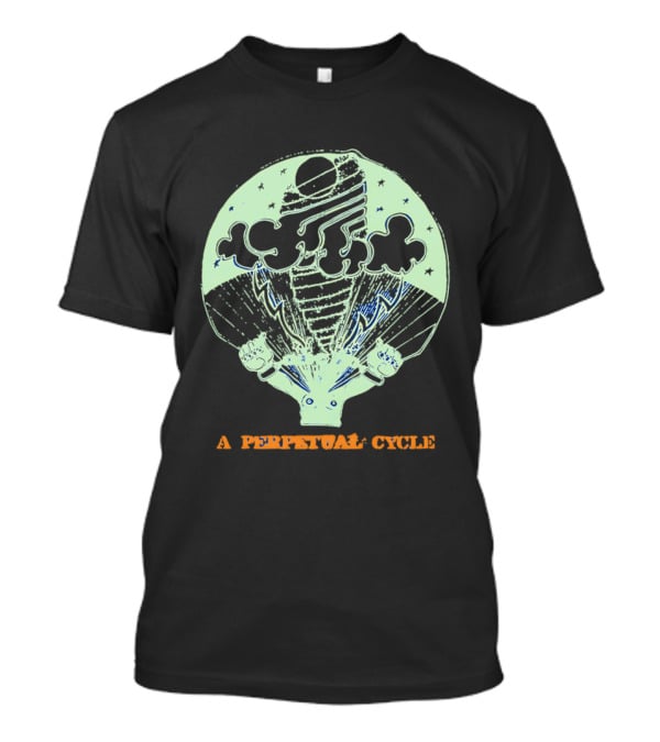 A Perpetual Cycle Tornado 4545 Hands Clouds Stars T-Shirt