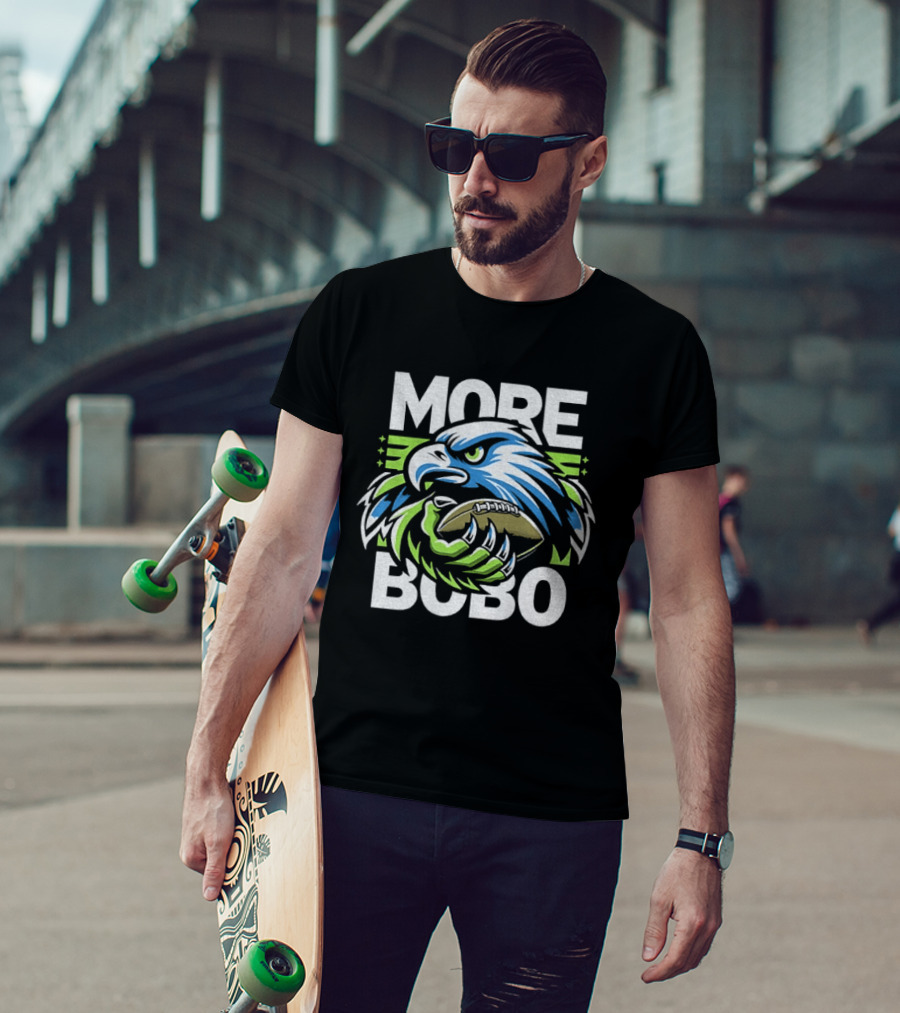 Jake Bobo More Bobo Seattle Seahawks Football Vibrant Gradient 2025 T-Shirt