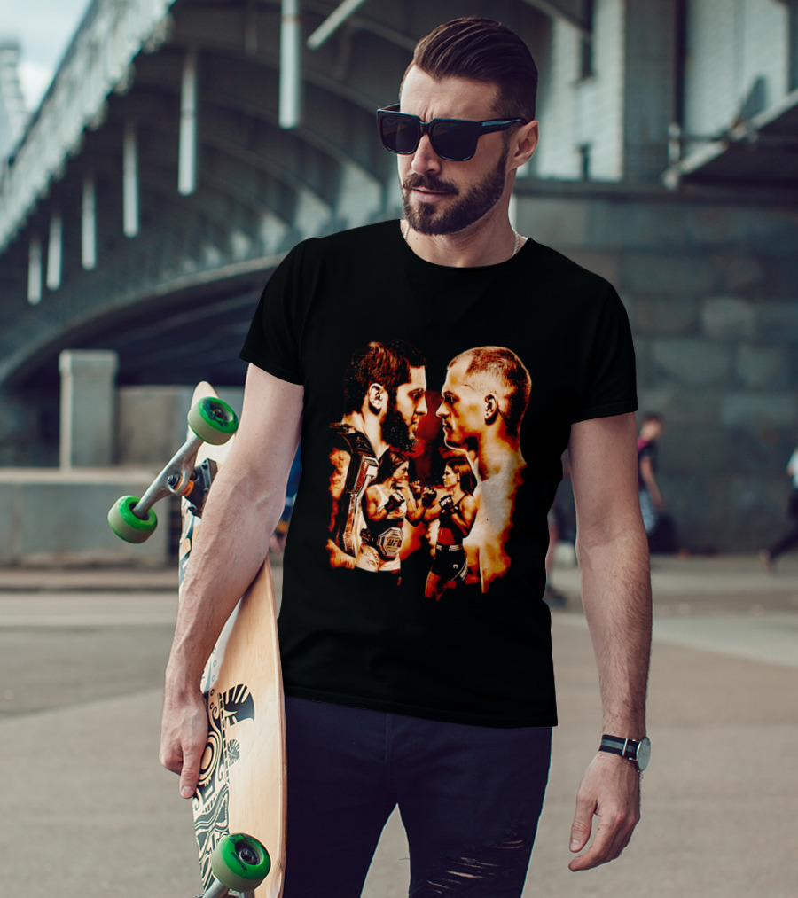UFC 330 Matchup Islam Makhachev Vs Alexander Volkanovski Face Off T-Shirt