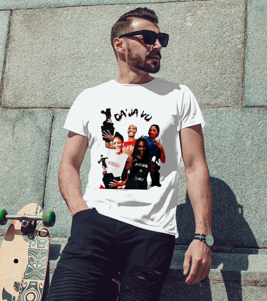 Aja Wilson DA'JA Vu Las Vegas Aces 4X MVP WNBA Legend T-Shirt
