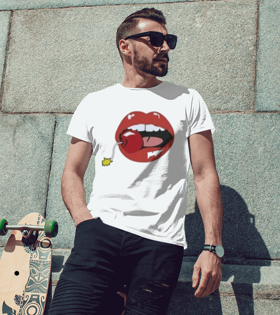 Argylle Aidan Wilde Cherry Lips Bomb T-Shirt