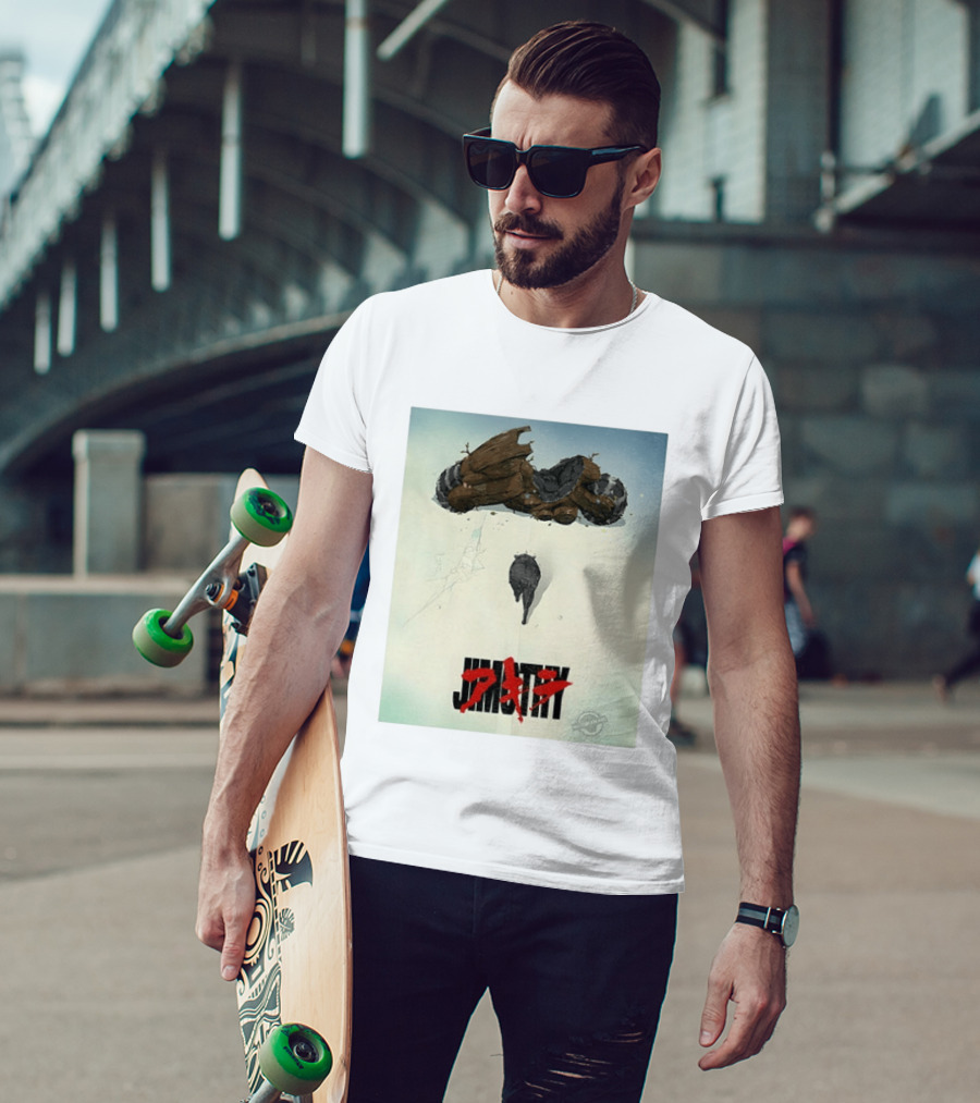 Jimothy Akira Kaneda Bike Homage Neo Tokyo Anime T-Shirt