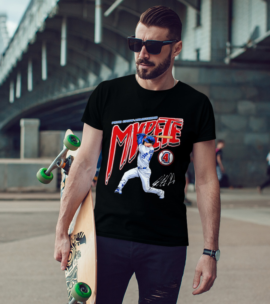 Pete Crow Armstrong MVPete Chicago Cubs Baseball Number 4 T-Shirt