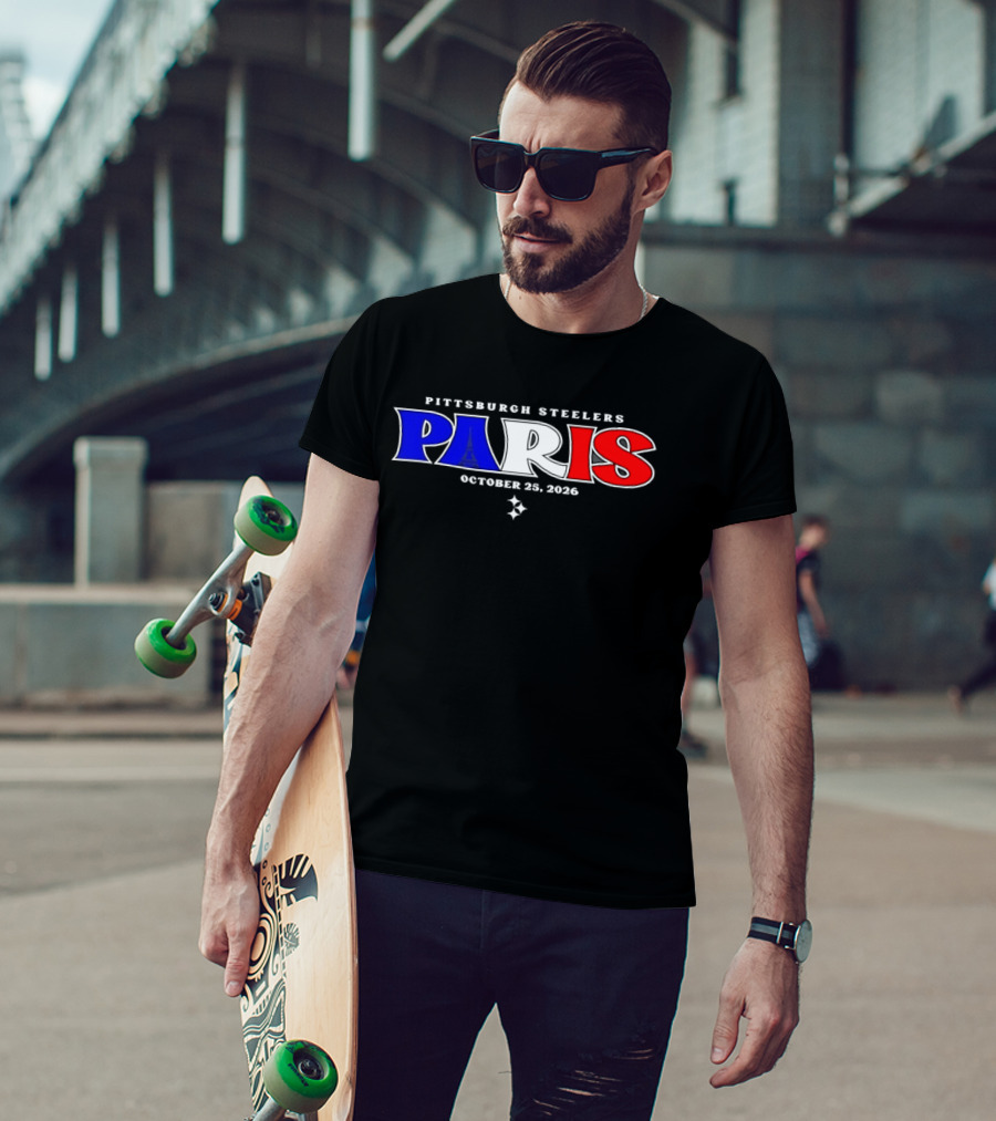 Pittsburgh Steelers Paris October 25 2026 T-Shirt
