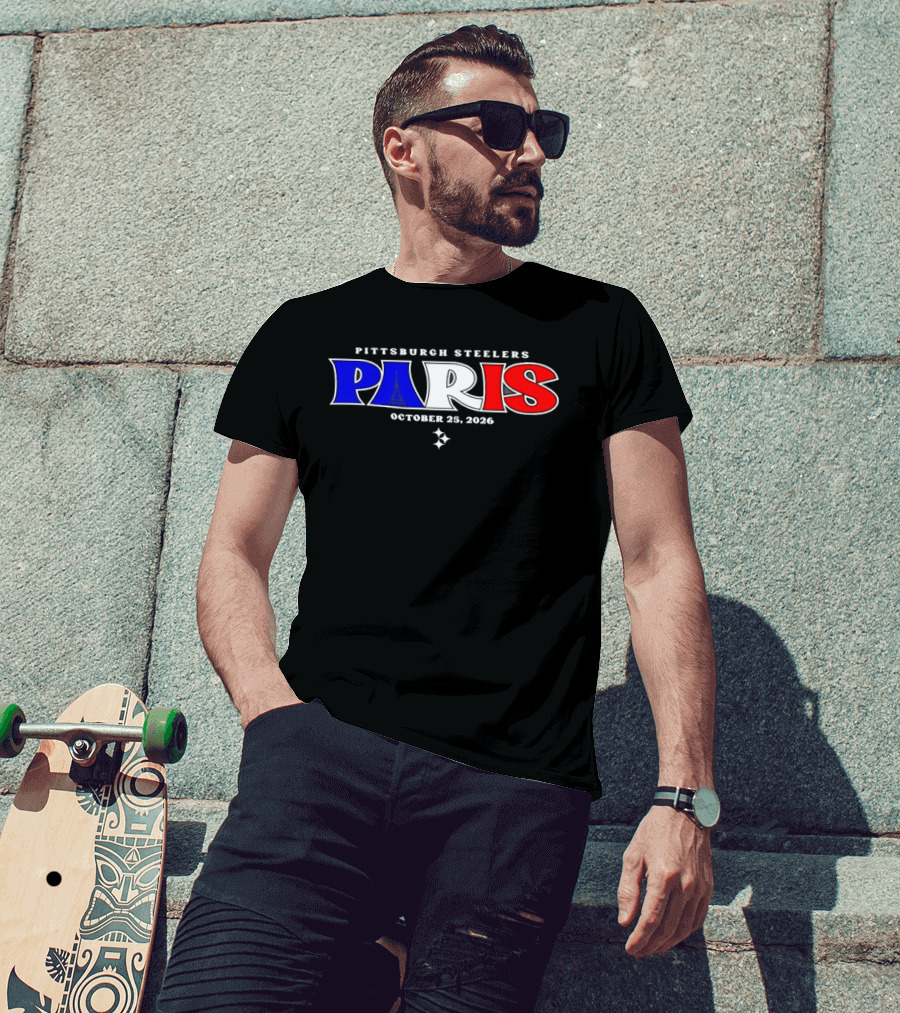 Pittsburgh Steelers Paris October 25 2026 T-Shirt