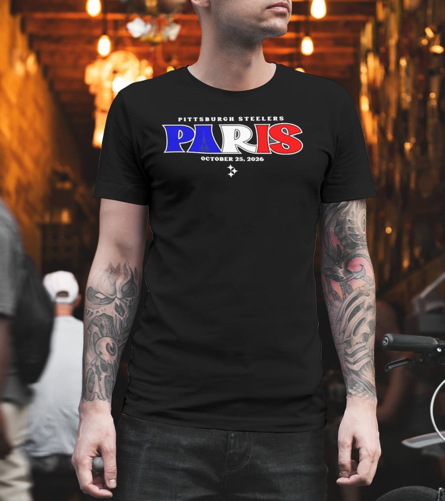 Pittsburgh Steelers Paris October 25 2026 T-Shirt