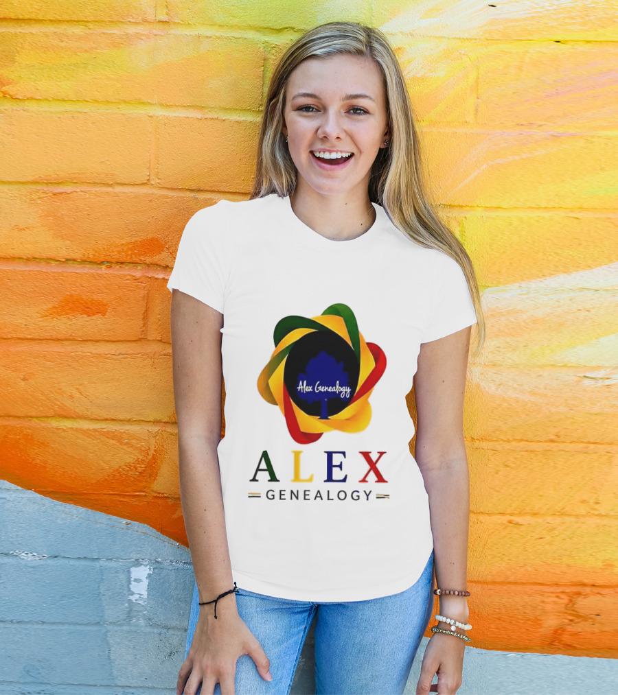 Alex Genealogy Trust Census Records More Than People Colorful Tree T-Shirt