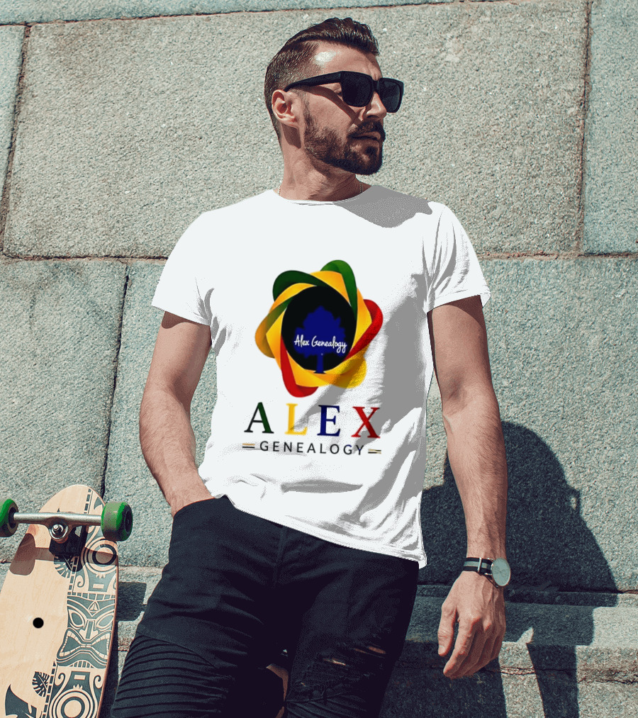 Alex Genealogy Trust Census Records More Than People Colorful Tree T-Shirt