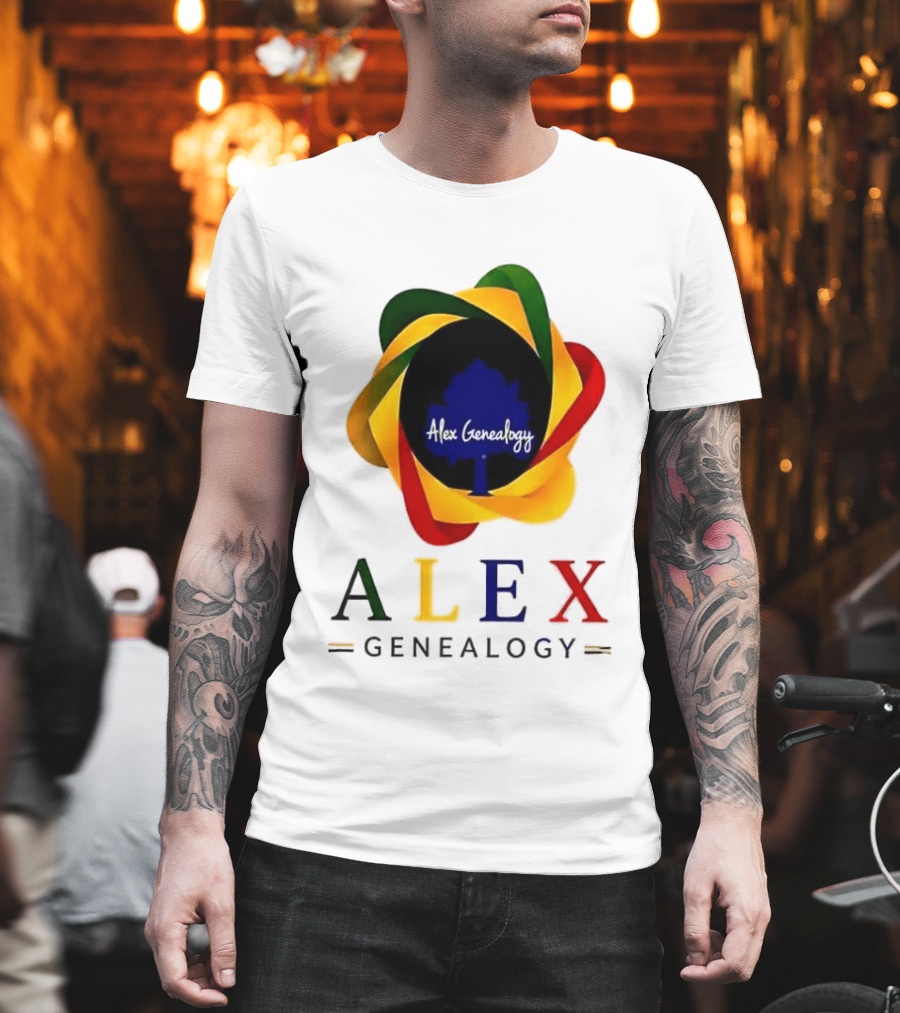 Alex Genealogy Trust Census Records More Than People Colorful Tree T-Shirt