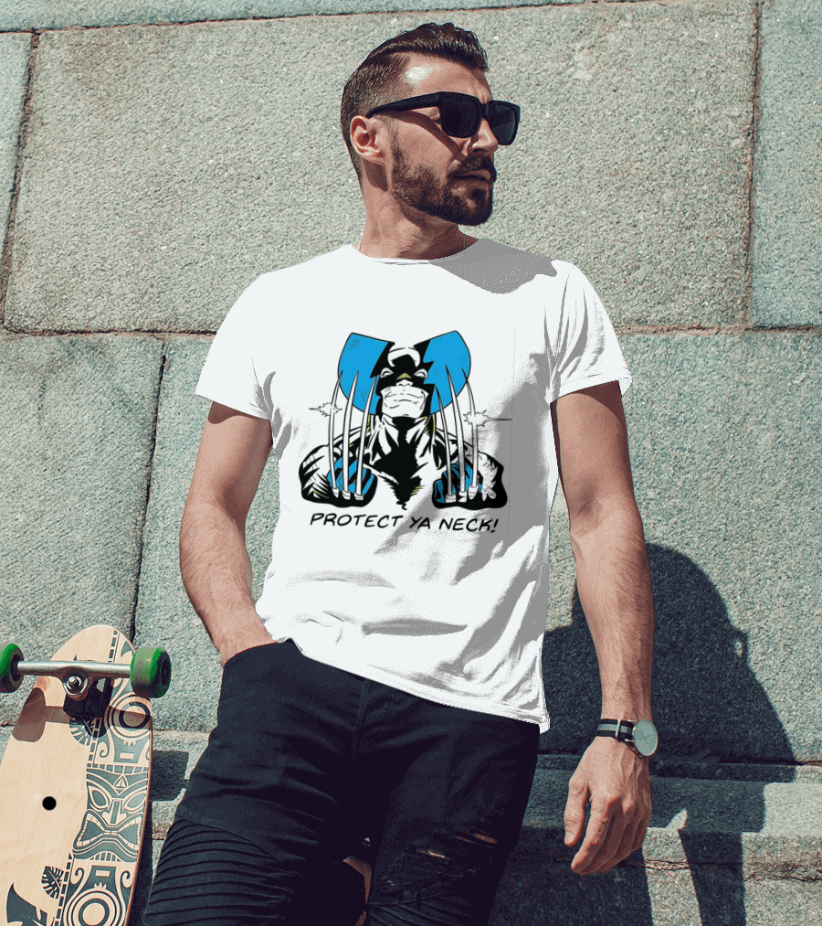 Wolverine Protect Ya Neck Iconic Marvel Comic T-Shirt