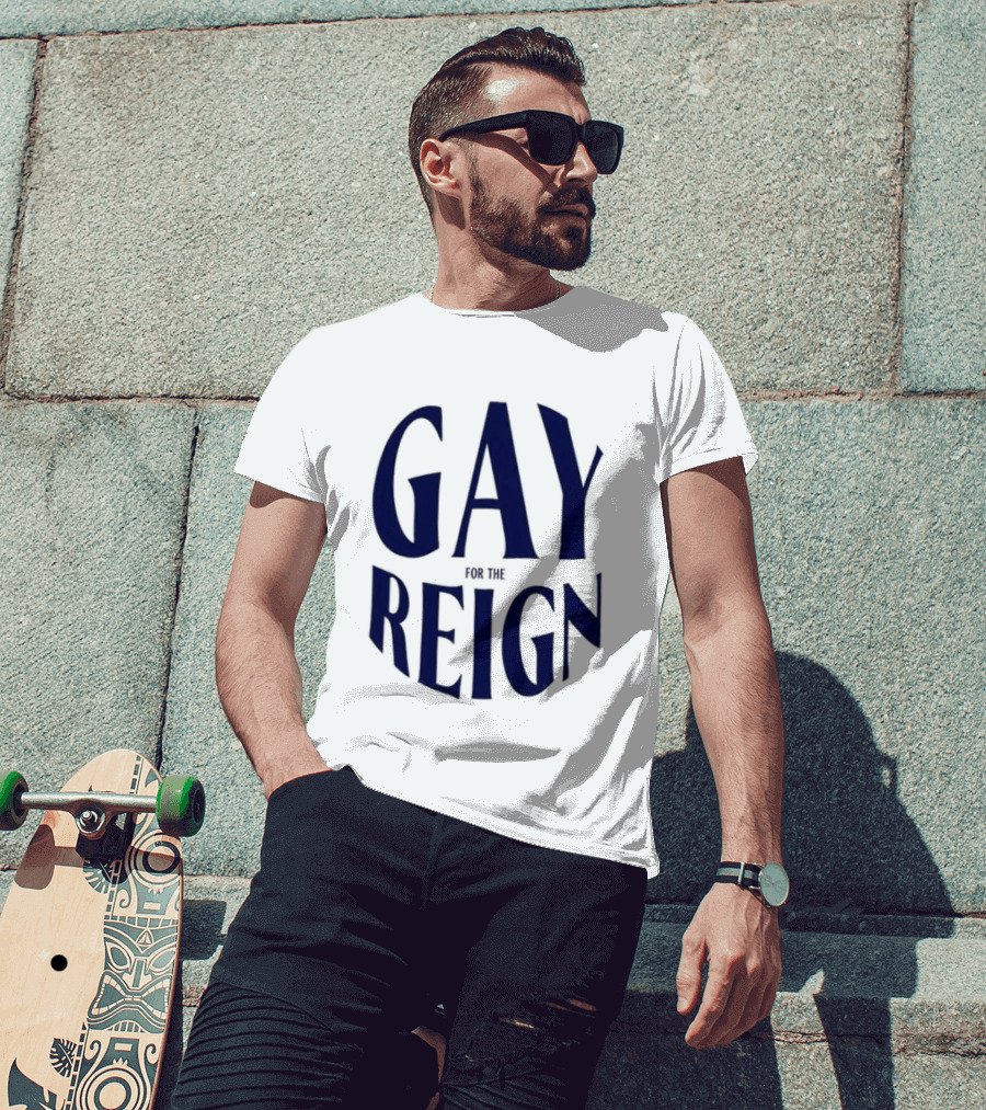 Reign FC Wildfang Pride Gay For The Reign T-Shirt