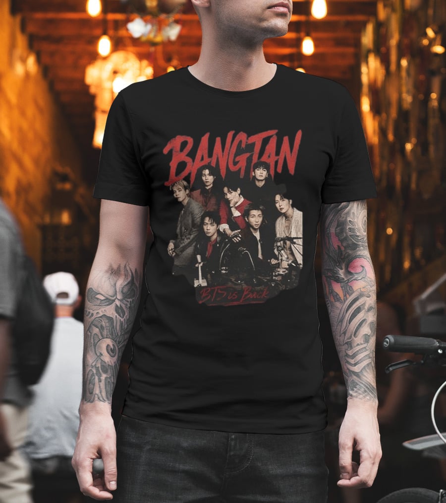 Bangtan BTS Is Back World Tour Kpop Lover T-Shirt