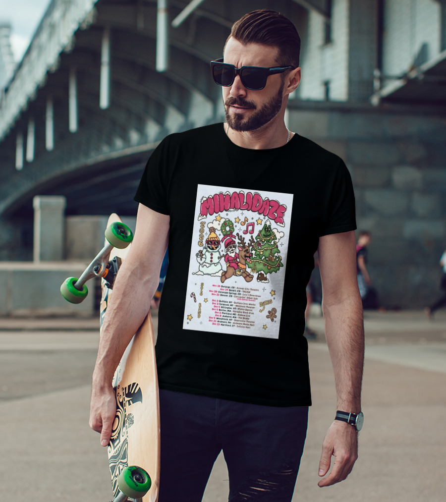 MIHALIDAZE 2026 Tour Solo Band Dates T-Shirt