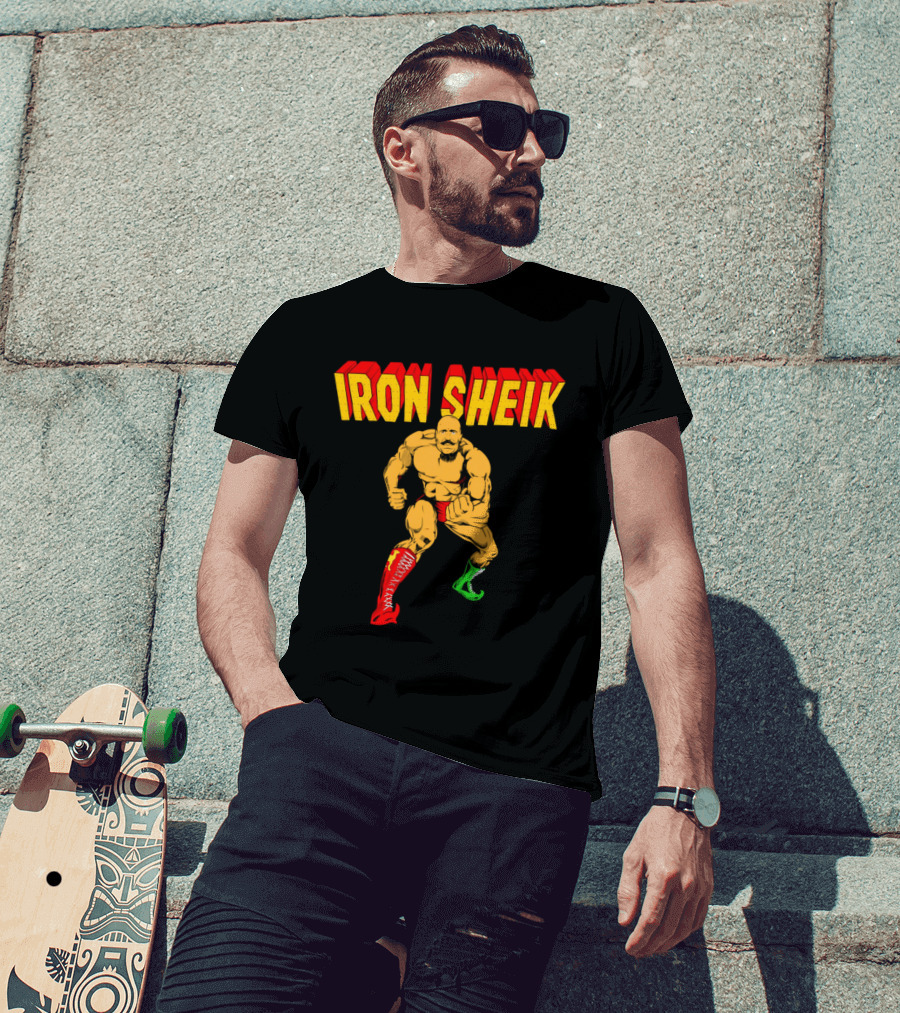 Iron Sheik Wrestling Legend Iconic Wrestler T-Shirt