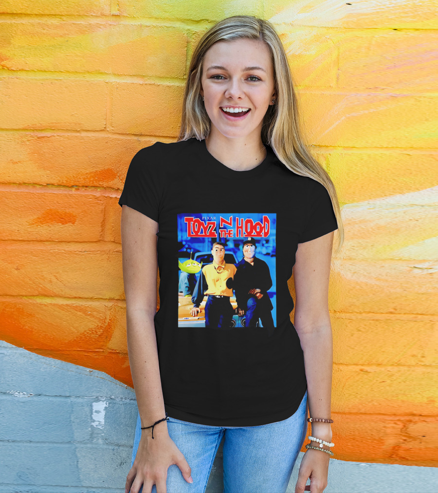 Pixar Toyz N The Hood Parody Toy Story Characters T-Shirt