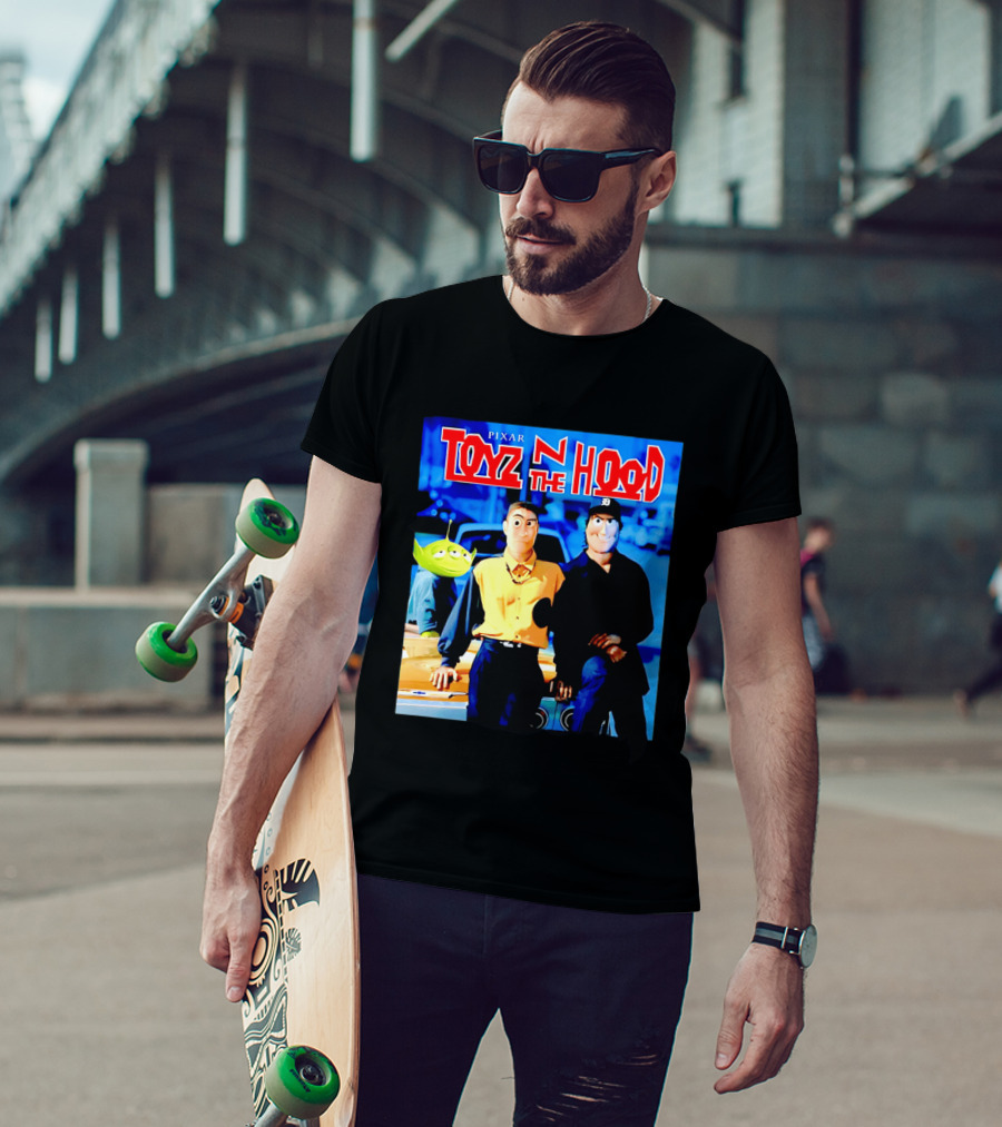 Pixar Toyz N The Hood Parody Toy Story Characters T-Shirt