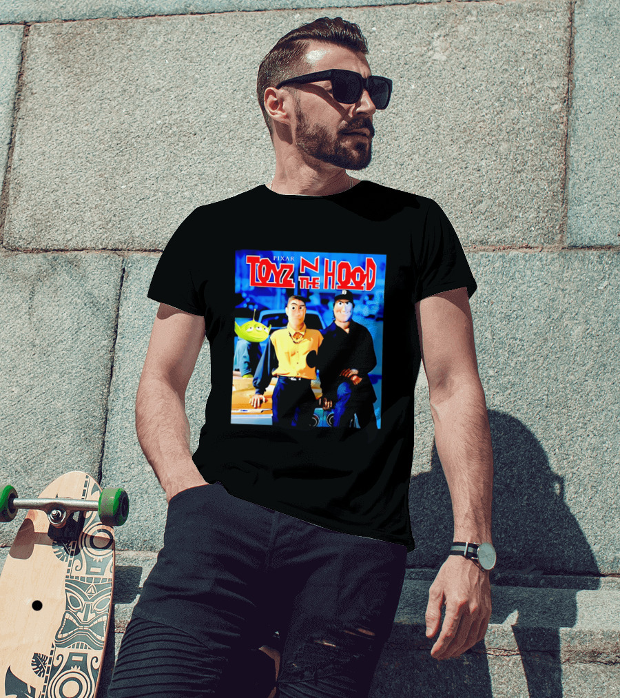 Pixar Toyz N The Hood Parody Toy Story Characters T-Shirt