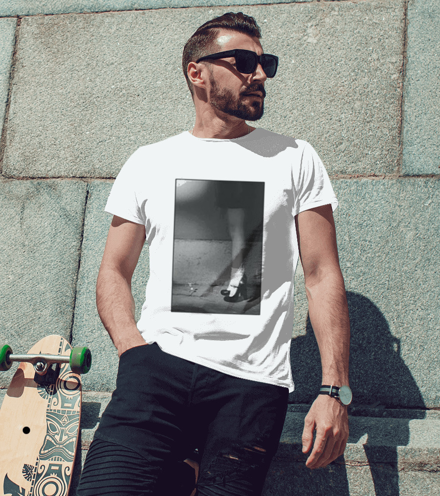 Ariana Grande Petal In The Pavement Vintage Aesthetic Monochrome T-Shirt