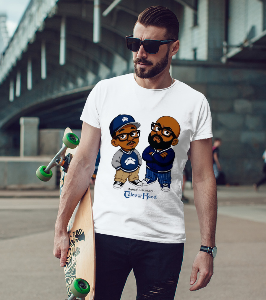 Kurupt DJ Battlecat Tales From My Hood Characters T-Shirt