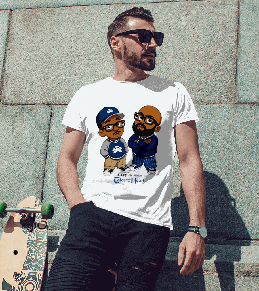 Kurupt DJ Battlecat Tales From My Hood Characters T-Shirt