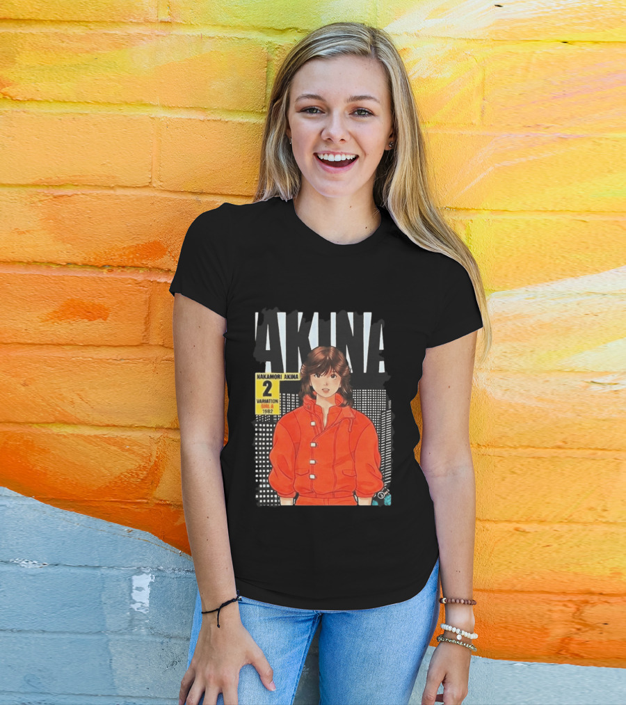 Nakamori Akina Variation Girl 2 1982 Anime Manga T-Shirt