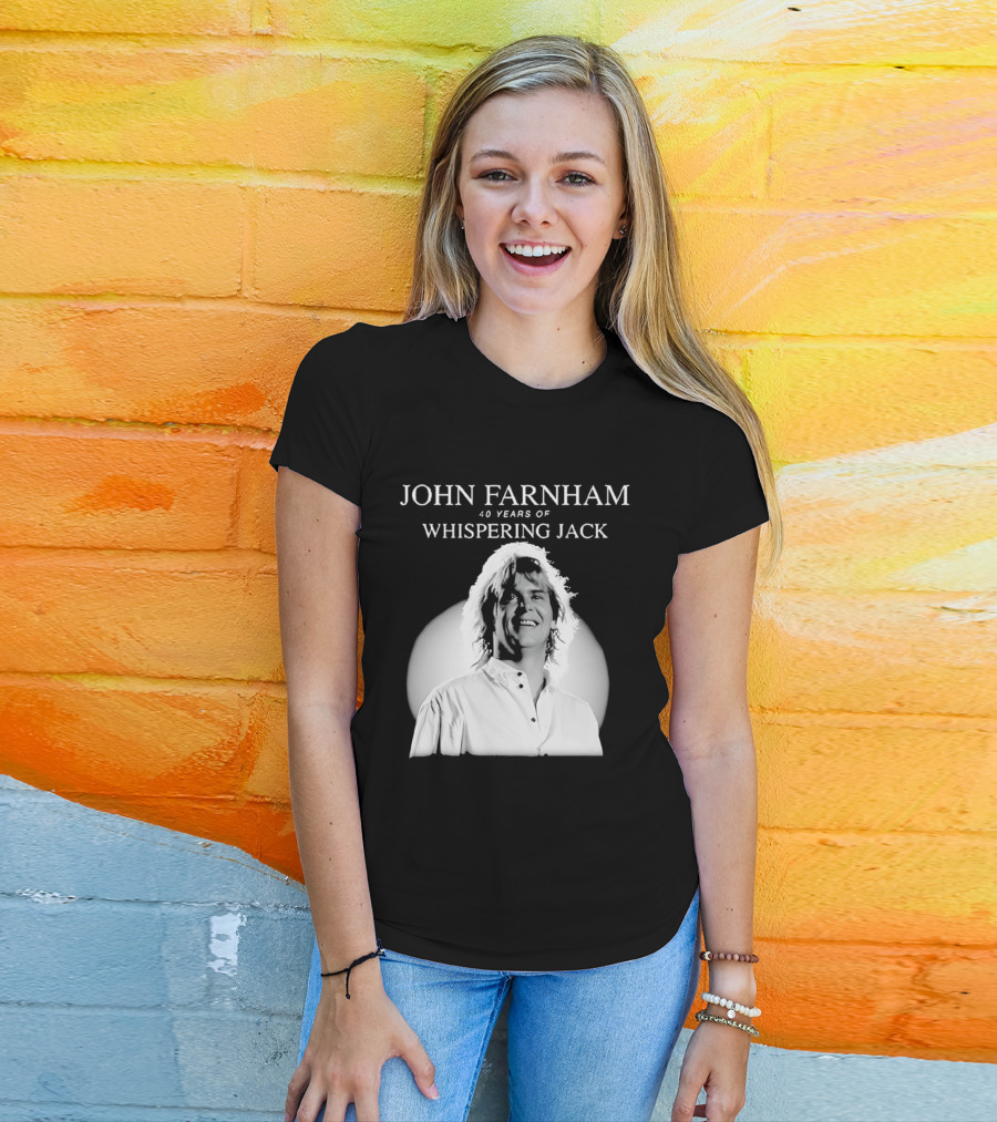 40 Years Of John Farnham Whispering Jack T-Shirt