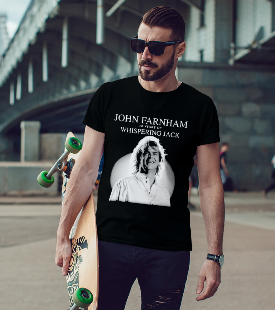40 Years Of John Farnham Whispering Jack T-Shirt