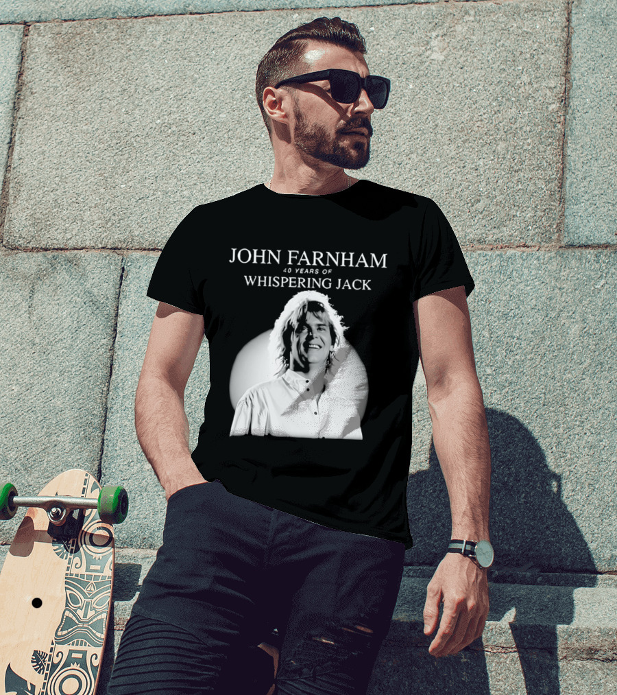 40 Years Of John Farnham Whispering Jack T-Shirt